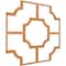 Ekena Millwork 33W x 33H x 38T Small Bradley Decorative Fretwork Wood Ceiling Panels, Cherry CELW33X33X0375BRDCH - alternate 6